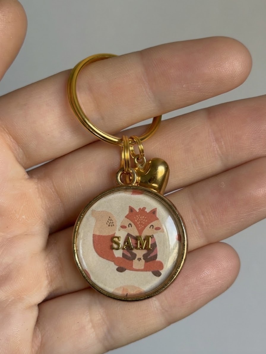 La médaille renard beige